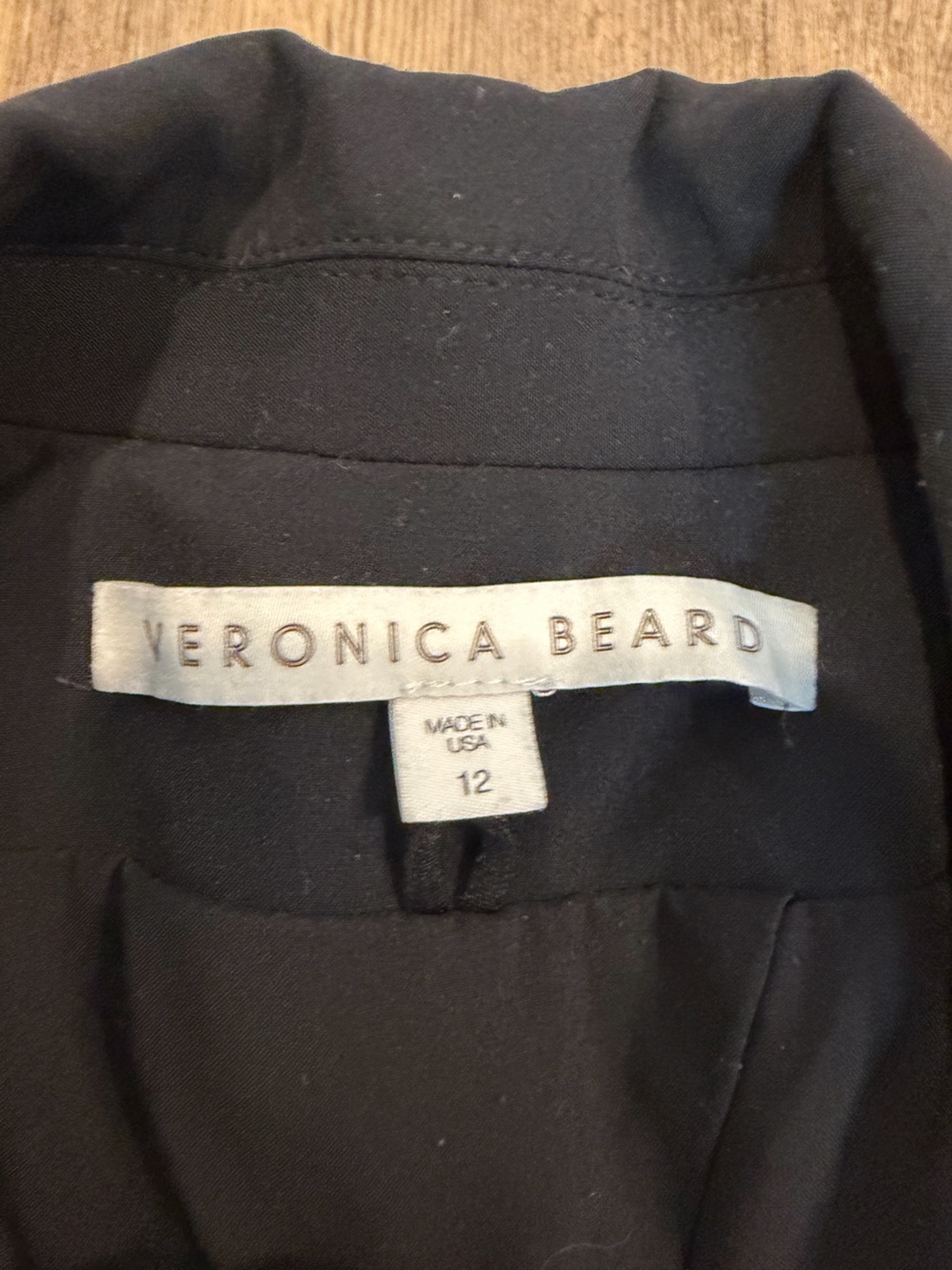 Veronica Beard Core Scuba Schoolboy Jacket $645 Black Single-Button Blazer - Picture 3 of 6
